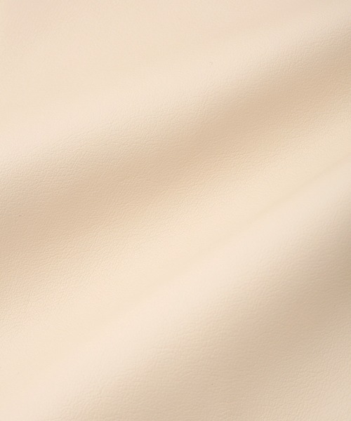 ADAM ET ROPE'（アダムエロペ）の「シンセティックレザースタンドネックブルゾン（ブルゾン・レディース・ブラック/キナリ・FREE）」の15枚目の写真