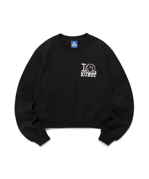 I SMILEY KUNST SWEATSHIRTS_BLACK(IK2FSMM443A)