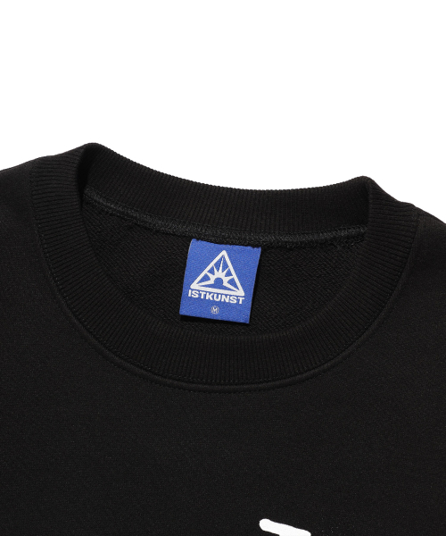 ISTKUNST（イストクンスト）の「I SMILEY KUNST SWEATSHIRTS_BLACK(IK2FSMM443A)（スウェット・レディース・ブラック・M/S）」の3枚目の写真