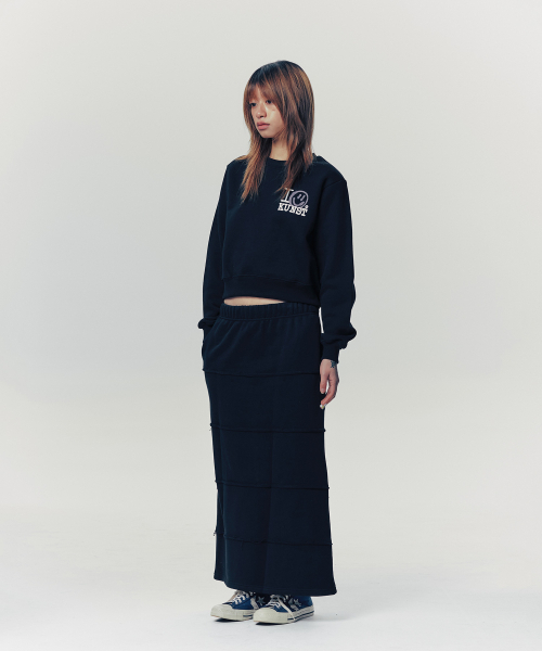 ISTKUNST（イストクンスト）の「I SMILEY KUNST SWEATSHIRTS_BLACK(IK2FSMM443A)（スウェット・レディース・ブラック・M/S）」の8枚目の写真