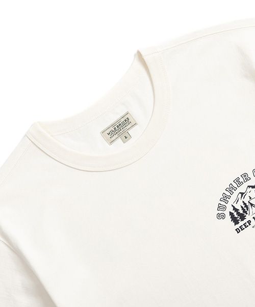 WILD BRICKS（ワイルドブリックス）の「WB SUMMER CAMP T-SHIRT (ivory)（Tシャツ/カットソー・メンズ・その他・MEDIUM/LARGE/X-LARGE）」の2枚目の写真