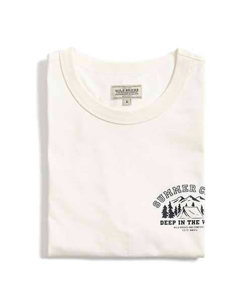 WILD BRICKS（ワイルドブリックス）の「WB SUMMER CAMP T-SHIRT (ivory)（Tシャツ/カットソー・メンズ・その他・MEDIUM/LARGE/X-LARGE）」の5枚目の写真