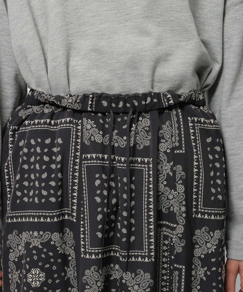 niko and...（ニコアンド）の「プリントパネルスカート（スカート・レディース・ライトベージュ/ネイビー/チャコール・FREE）」の18枚目の写真