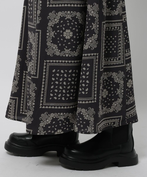 niko and...（ニコアンド）の「プリントパネルスカート（スカート・レディース・ライトベージュ/ネイビー/チャコール・FREE）」の20枚目の写真