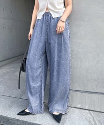 andme | テンセルデニムイージーワイドパンツ(デニムパンツ)