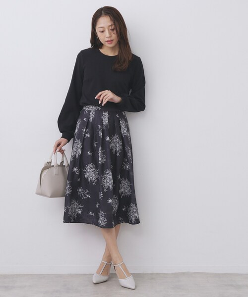 index（インデックス）の「レース衿付きピケジャージトップス【洗濯機OK】（Tシャツ/カットソー・レディース・グリーン系/ネイビー/ホワイト系5・42/40/38/36）」の16枚目の写真