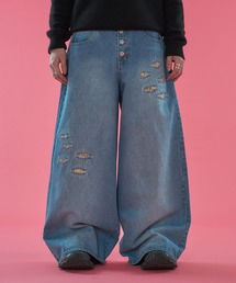 WISH FOR EVER｜ウィッシュフォーエバーのデニムパンツ（ワイド