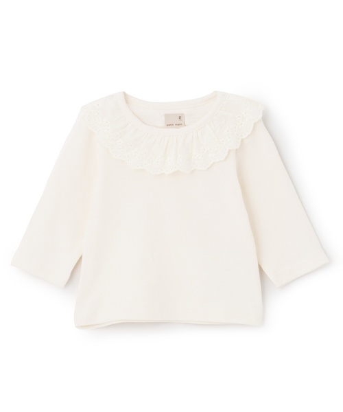 petit main（プティマイン）の「【GOODPRICE】長袖Tシャツ（その他ベビーウェア・キッズ・オフホワイト/ネイビー/カラフル/ライトグリーン/ピンク/ライトブルー・80ｃｍ/70cm）」の2枚目の写真