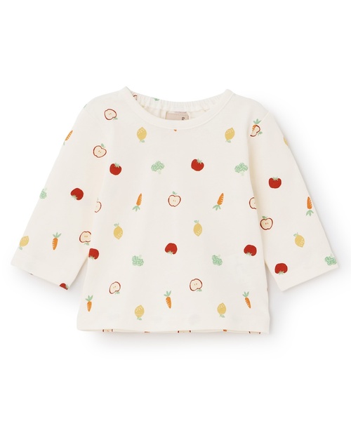 petit main（プティマイン）の「【GOODPRICE】長袖Tシャツ（その他ベビーウェア・キッズ・オフホワイト/ネイビー/カラフル/ライトグリーン/ピンク/ライトブルー・80ｃｍ/70cm）」の6枚目の写真