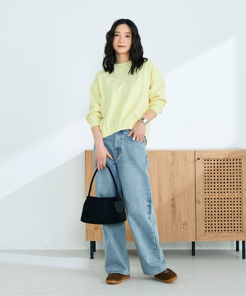 fredy emue（フレディエミュ）の「ホルダーチャーム付きワンハンドルバッグ（ショルダーバッグ・レディース・イエロー/キャメル/ブラック・FREE）」の19枚目の写真