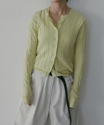 anuke | Cotton Layered Cardigan(カーディガン/ボレロ)