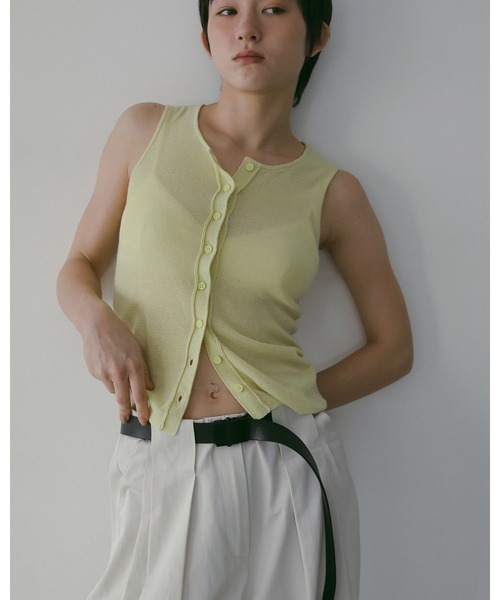 Cotton Layered Cardigan（カーディガン/ボレロ）｜anuke（アンヌーク