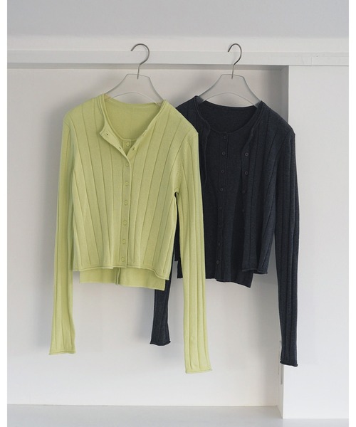 Cotton Layered Cardigan（カーディガン/ボレロ）｜anuke（アンヌーク