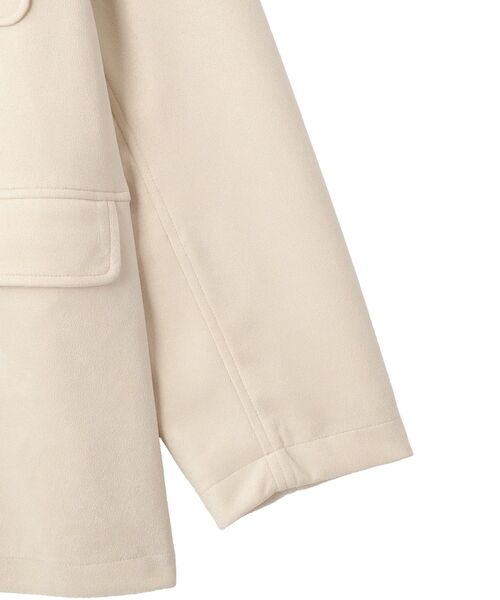 earth music&ecology（アースミュージックアンドエコロジー）の「CPOシャツジャケット（ブルゾン・レディース・ブラック/ホワイト系その他2/ブラウン・FREE）」の14枚目の写真