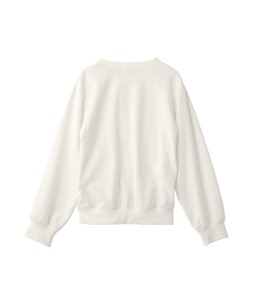 CRAFT STANDARD BOUTIQUE(クラフトスタンダードブティック)の「ミニ裏毛ツイストプルオーバー◆(スウェット・レディース・ライトピンク/オフホワイト/杢グレー・FREE)」の22枚目の写真