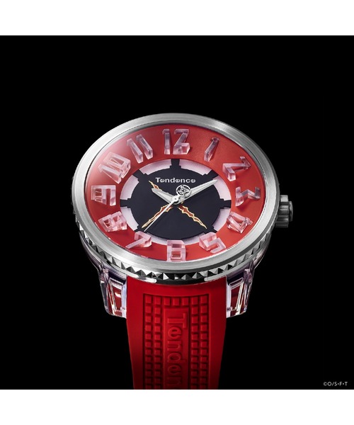 Tendence(テンデンス)の「TENDENCE/テンデンス FLASH ONE PIECE collaboration 腕時計 TDC-TY532021 ユニセックス(アナログ腕時計・レディース・レッド・FREE)」の2枚目の写真