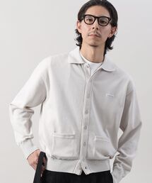 FFEIN（フェイン）の「【FFEIN（フェイン）】襟付きダブルリブニットカーディガン / ニット カーディガン ダブルリブ ボタン ピス ポケット（カーディガン/ボレロ）」