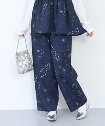 花柄プリントパンツ