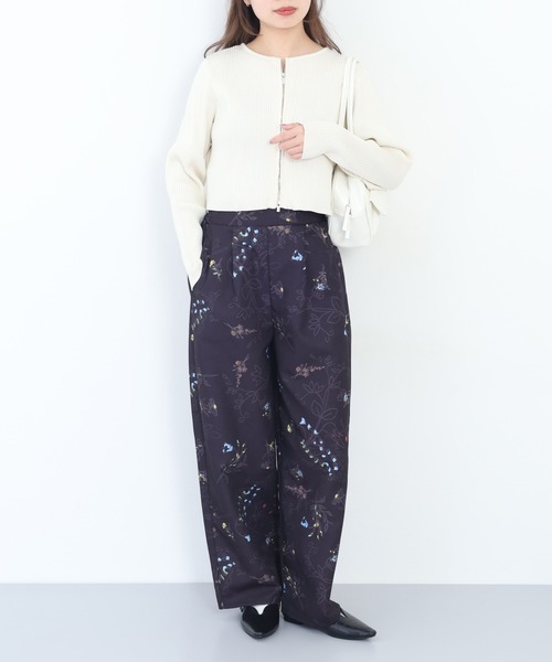 花柄プリントパンツ（その他パンツ）｜FUNALIVE（ファンアライブ）の