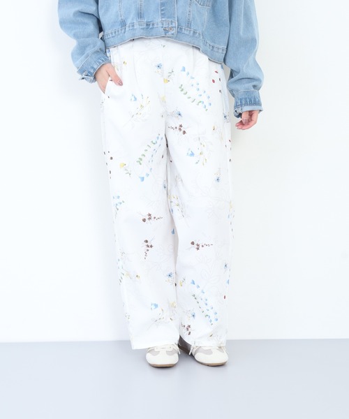花柄プリントパンツ（その他パンツ）｜FUNALIVE（ファンアライブ）の