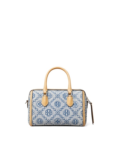 TORY BURCH(トリーバーチ)の「Tモノグラム デニム プチバレルバッグ(ショルダーバッグ・レディース・ブルー・ONE SIZE)」の3枚目の写真