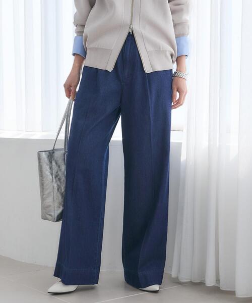 UNTITLED（アンタイトル）の「ライトウェイトデニムパンツ（デニムパンツ・レディース・ブルー/ブルー系その他・00/01/02/03/04/42/44/46/48/50）」の2枚目の写真