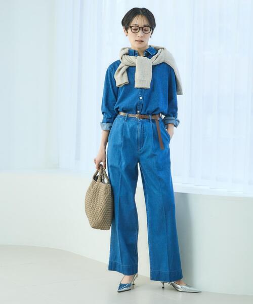 UNTITLED（アンタイトル）の「ライトウェイトデニムパンツ（デニムパンツ・レディース・ブルー/ブルー系その他・00/01/02/03/04/42/44/46/48/50）」の4枚目の写真