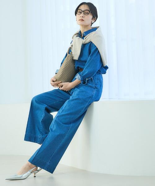 UNTITLED（アンタイトル）の「ライトウェイトデニムパンツ（デニムパンツ・レディース・ブルー/ブルー系その他・00/01/02/03/04/42/44/46/48/50）」の5枚目の写真
