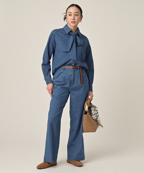 UNTITLED（アンタイトル）の「ライトウェイトデニムパンツ（デニムパンツ・レディース・ブルー/ブルー系その他・00/01/02/03/04/42/44/46/48/50）」の7枚目の写真