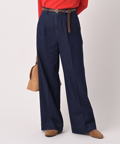 UNTITLED（アンタイトル）の「ライトウェイトデニムパンツ（デニムパンツ・レディース・ブルー/ブルー系その他・00/01/02/03/04/42/44/46/48/50）」の10枚目の写真