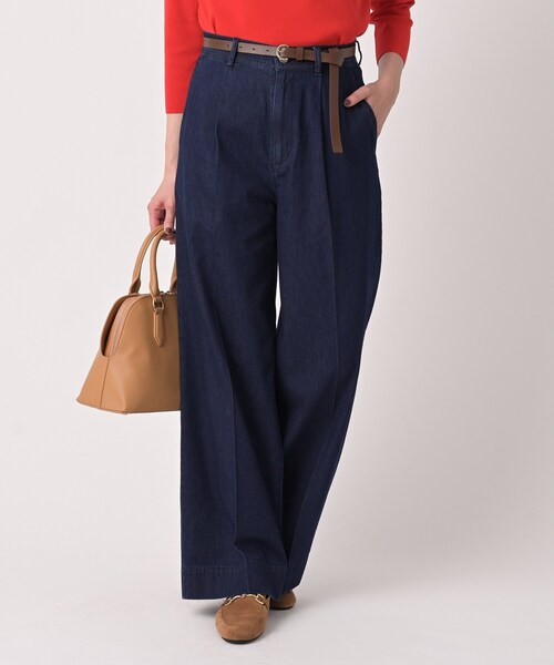 UNTITLED（アンタイトル）の「ライトウェイトデニムパンツ（デニムパンツ・レディース・ブルー/ブルー系その他・00/01/02/03/04/42/44/46/48/50）」の11枚目の写真