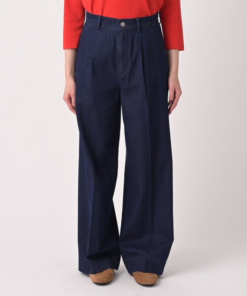 UNTITLED（アンタイトル）の「ライトウェイトデニムパンツ（デニムパンツ・レディース・ブルー/ブルー系その他・00/01/02/03/04/42/44/46/48/50）」の14枚目の写真