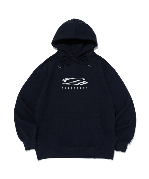 CARGOBROS(カーゴブロス)の「サークルロゴオーバーフィットフードTシャツ(ネイビー)(パーカー・メンズ・その他・SMALL/MEDIUM/LARGE/X-LARGE/S-M/M-L/L-XL/XL-XXL)」の5枚目の写真