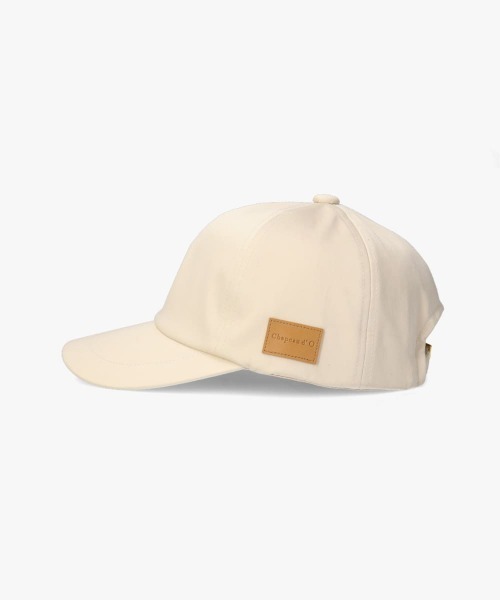 Chapeau d' O(シャポードオー)の「Chapeau d' O Co Satin 6P Cap / シャポードオー(キャップ・レディース・ブラック/ライトベージュ・FREE)」の6枚目の写真