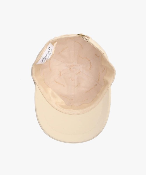 Chapeau d' O(シャポードオー)の「Chapeau d' O Co Satin 6P Cap / シャポードオー(キャップ・レディース・ブラック/ライトベージュ・FREE)」の8枚目の写真