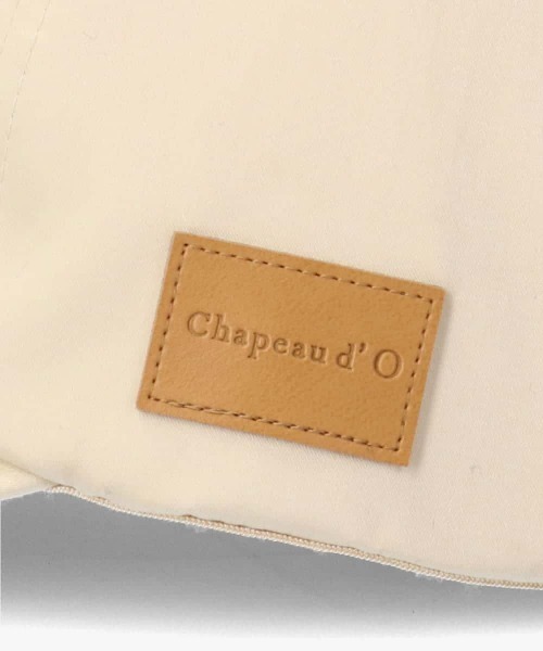 Chapeau d' O(シャポードオー)の「Chapeau d' O Co Satin 6P Cap / シャポードオー(キャップ・レディース・ブラック/ライトベージュ・FREE)」の11枚目の写真