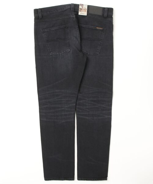 Nudie Jeans（ヌーディージーンズ）の「Nudie Jeans/ヌーディージーンズ Lean Dean / スリムテーパードジーンズ / Deep Tracks（デニムパンツ・メンズ・ブラック系その他・29/30/33/34）」の2枚目の写真