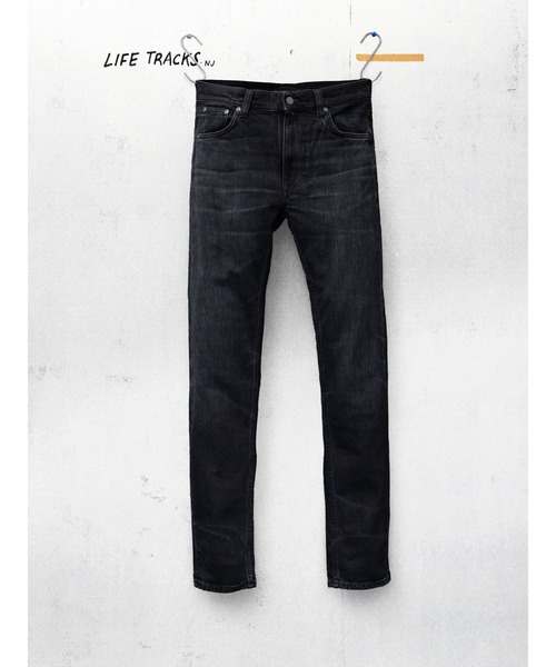 Nudie Jeans(ヌーディージーンズ)の「Nudie Jeans/ヌーディージーンズ Lean Dean / スリムテーパードジーンズ / Deep Tracks(デニムパンツ・メンズ・ブラック系その他・29/30/33/34/31/32/36)」の1枚目の写真
