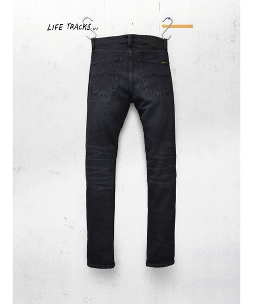Nudie Jeans(ヌーディージーンズ)の「Nudie Jeans/ヌーディージーンズ Lean Dean / スリムテーパードジーンズ / Deep Tracks(デニムパンツ・メンズ・ブラック系その他・29/30/33/34/31/32/36)」の3枚目の写真