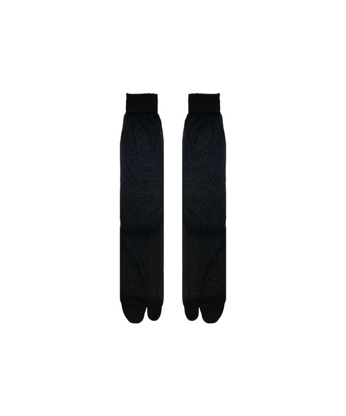 FAKUI（ファクイ）の「LOOSE SHEER TABI SOCKS / ルーズシアー足袋ソックス（ソックス/靴下・レディース・ブルー/ホワイト/ブラック・22.0～24.0cm）」の4枚目の写真