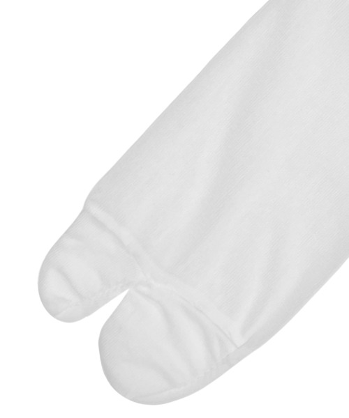 FAKUI（ファクイ）の「LOOSE SHEER TABI SOCKS / ルーズシアー足袋ソックス（ソックス/靴下・レディース・ブルー/ホワイト/ブラック・22.0～24.0cm）」の9枚目の写真