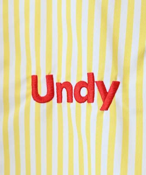 undeny.（アンディニ－）の「アンディニー ストライプシャツ（シャツ/ブラウス・キッズ・イエロー/ピンク/イエロー×グリーン・M/L/XL）」の10枚目の写真