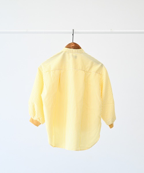undeny.（アンディニ－）の「アンディニー ストライプシャツ（シャツ/ブラウス・キッズ・イエロー/ピンク/イエロー×グリーン・M/L/XL）」の13枚目の写真