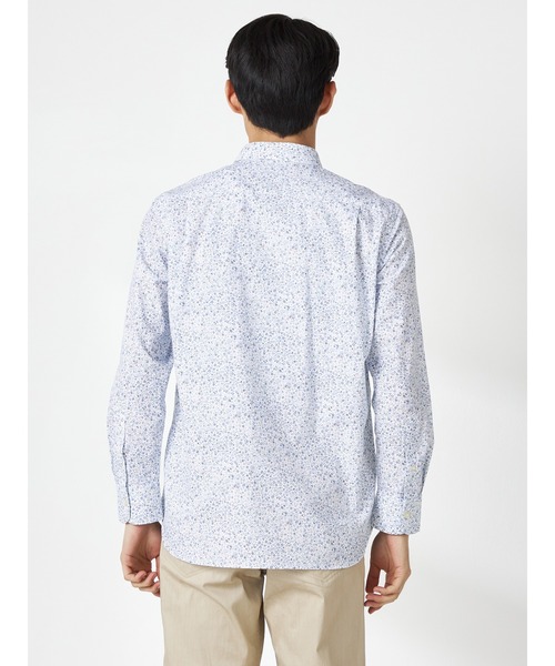 McGREGOR(マックレガー)の「スプリングフラワープリントシャツ(シャツ/ブラウス・メンズ・アイボリー/ブルー・L/XL/M)」の6枚目の写真