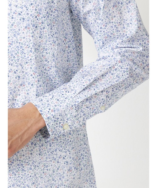 McGREGOR(マックレガー)の「スプリングフラワープリントシャツ(シャツ/ブラウス・メンズ・アイボリー/ブルー・L/XL/M)」の8枚目の写真