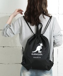 KANGOL | "06"≪KANGOL≫ブランドロゴマーク プリント ナップサック(バックパック/リュック)