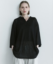 remer（リメール）の「loose melange skipper polo shirt / ルーズメランジスキッパーポロシャツ（ポロシャツ）」