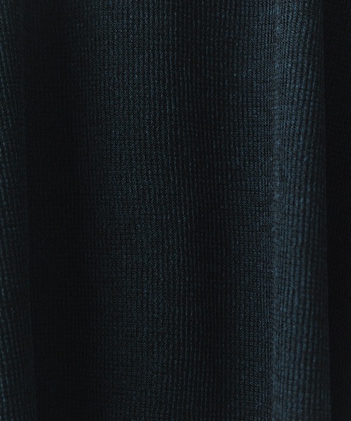 remer(リメール)の「loose melange skipper polo shirt / ルーズメランジスキッパーポロシャツ(ポロシャツ・メンズ・スミクロ/ダークブルー/ダークグレー・LARGE/MEDIUM/SMALL/X-SMALL)」の5枚目の写真