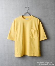 TETERA（テテラ）の「★TETERA×ドラえもん★OVER DYE T-SH-L-LGRAY / ドラえもん刺繍 オーバーダイ加工 ショートスリーブ Tシャツ tete22-003（Tシャツ/カットソー）」