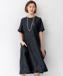 ドットクレープシフォン ドレス（ドレス）｜23区（ニジュウサンク）の